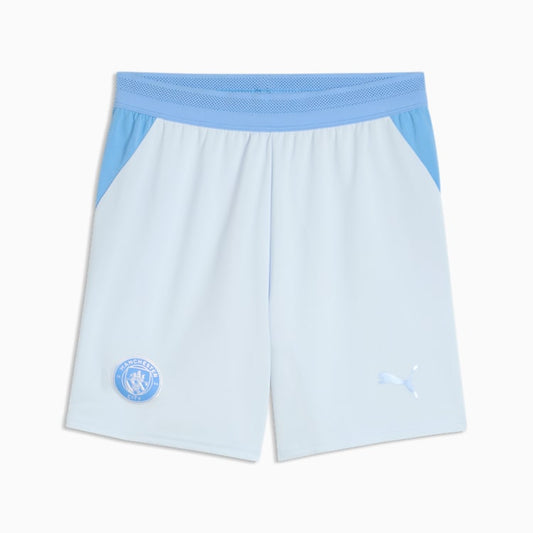 Puma Manchester City Home Short junior kids korte voetbalbroek wit Kickoff Antwerpen de voetbalshop van Antwerpen