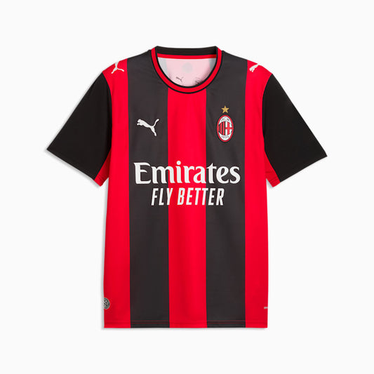 Puma AC Milan Home Jersey 2026-2027 officieel thuisshirt rood zwart heren Kickoff Antwerpen de voetbalshop van Antwerpen