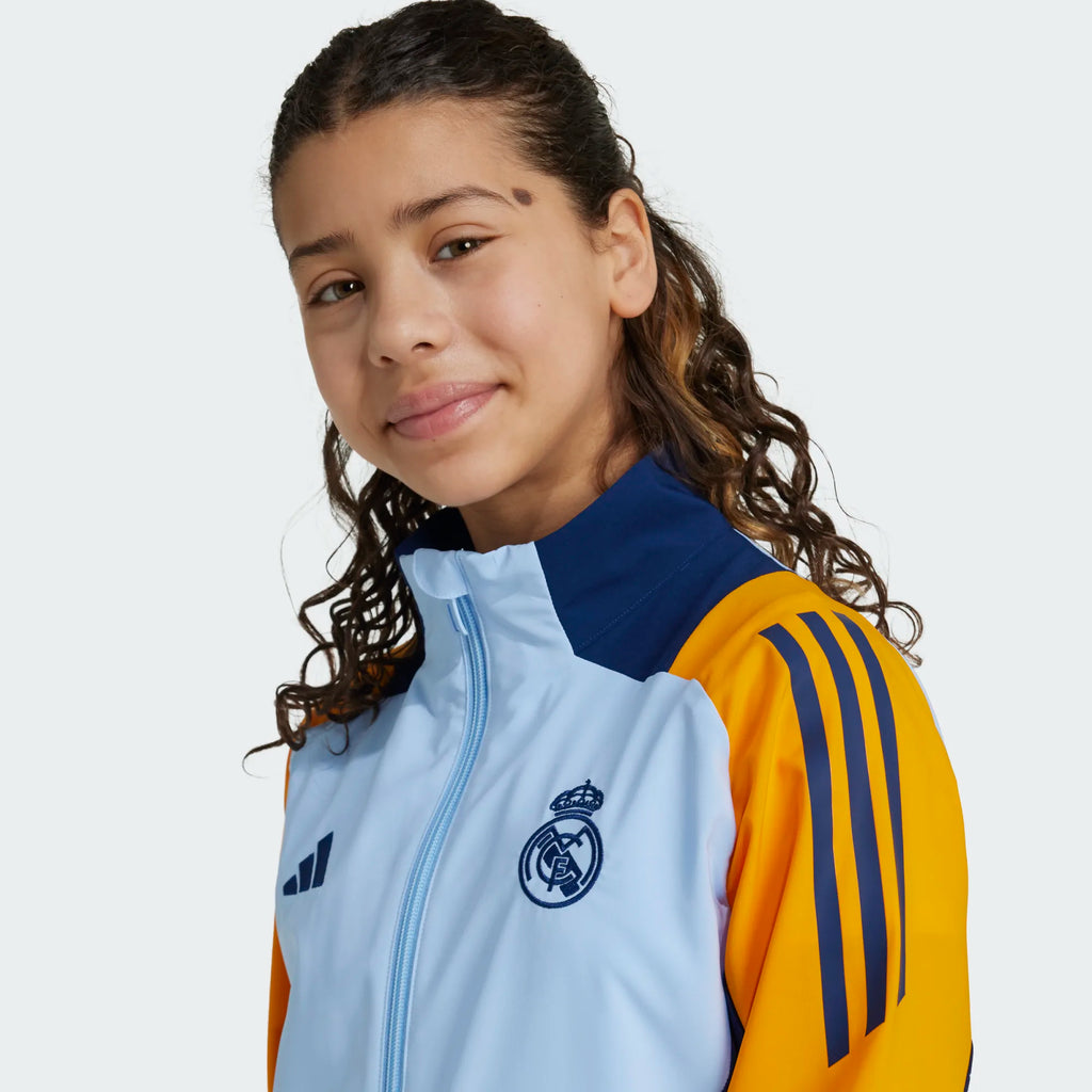 ADIDAS REAL MADRID PRESENTATION SUIT TRAININGSPAK 2023-2024 KIDS