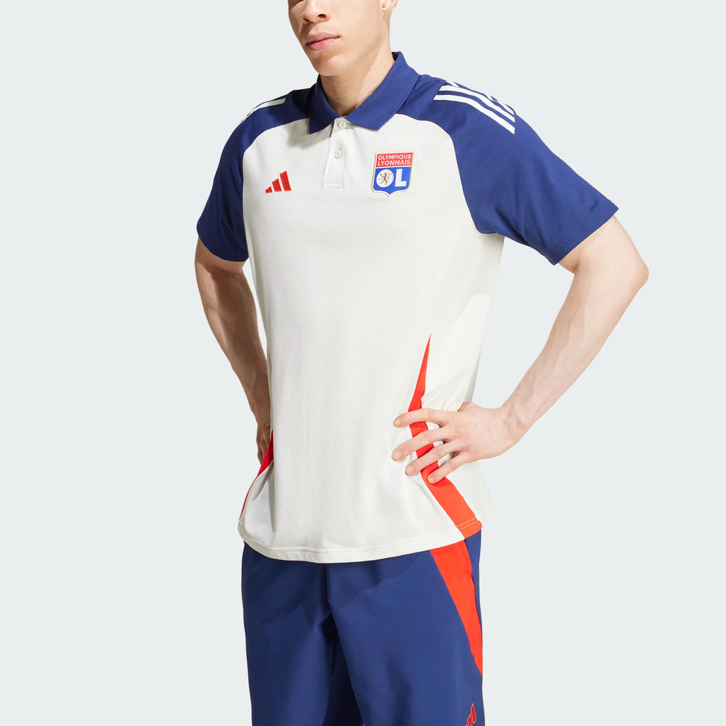 ADIDAS  OLYMPIQUE LYON POLO SHIRT 2024-2025