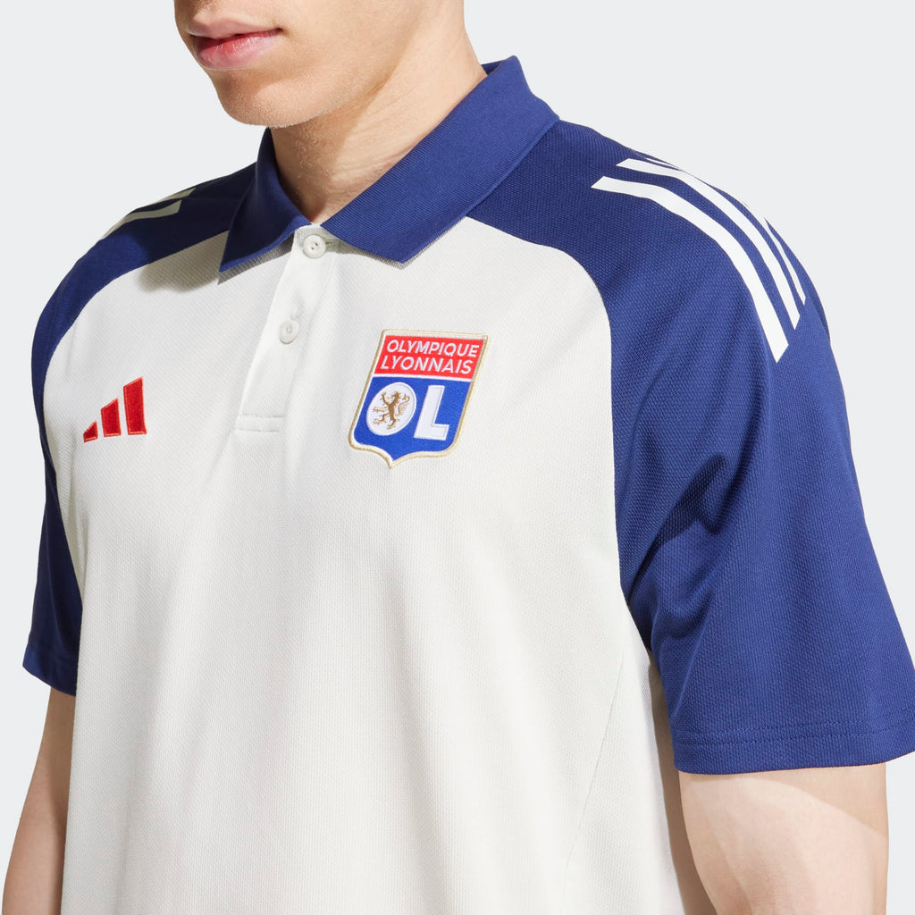 ADIDAS  OLYMPIQUE LYON POLO SHIRT 2024-2025