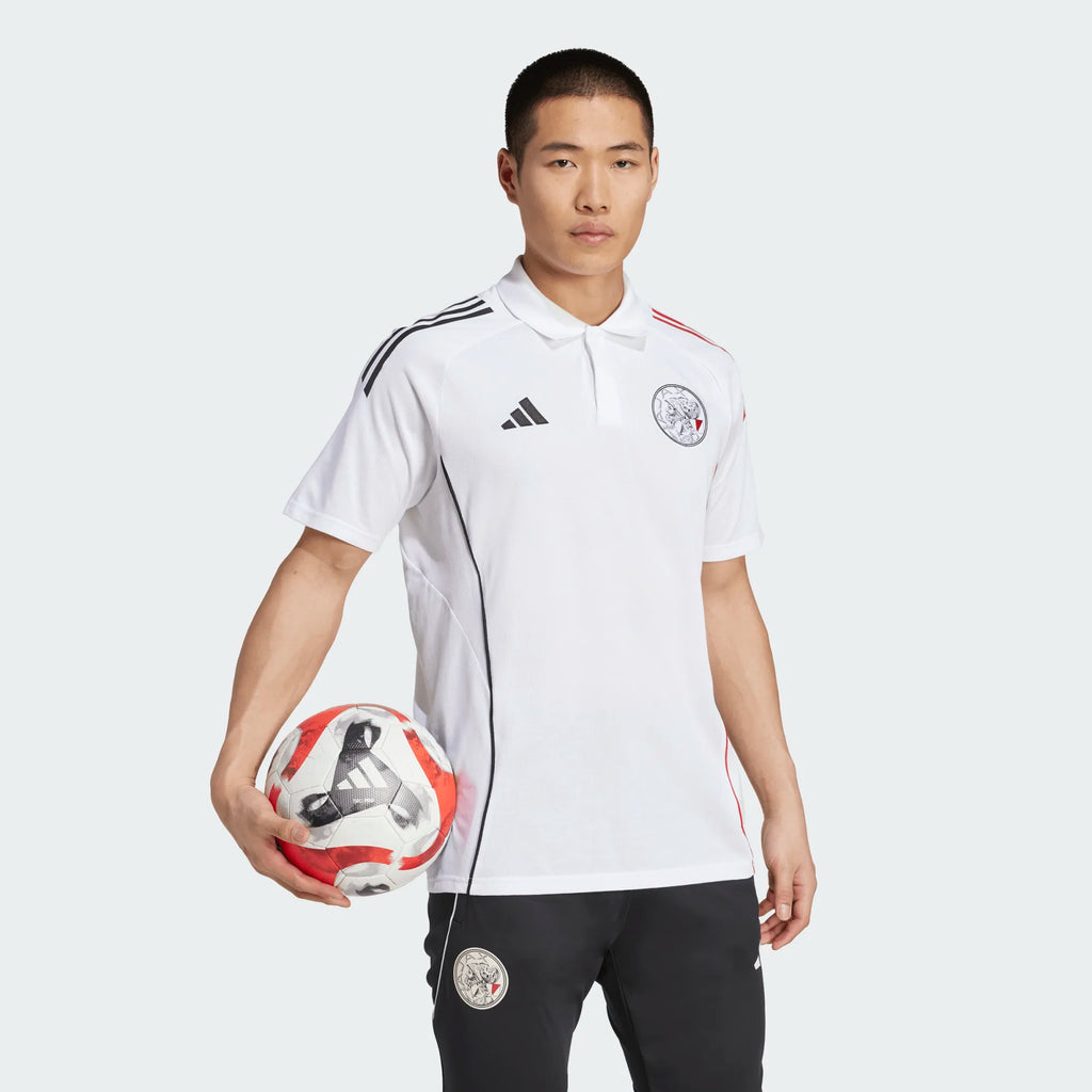 adidas-ajax-amsterdam-polo-shirt-wit-2025-2026 www.shopkickoff.com