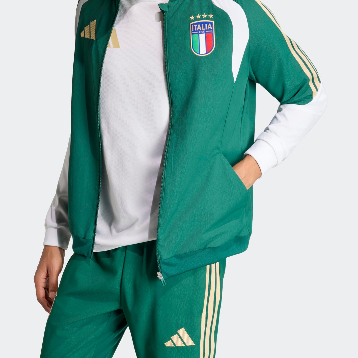 Adidas Figc Italia Presentatie Jacket 2025 2026 | Kickoff Antwerpen voetbalshop