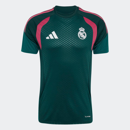 Adidas Real Madrid Training Jersey 2026-2027 officieel trainingsshirt heren donker groen roos Kickoff Antwerpen de voetbalshop van Antwerpen