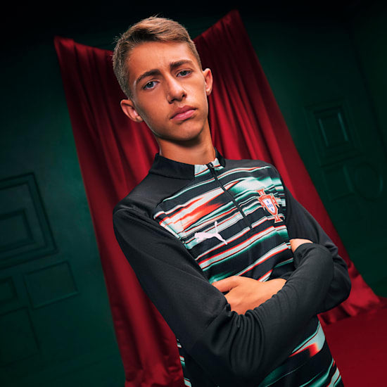 PUMA FPF PORTUGAL PREMATCH 1/4 ZIPTOP