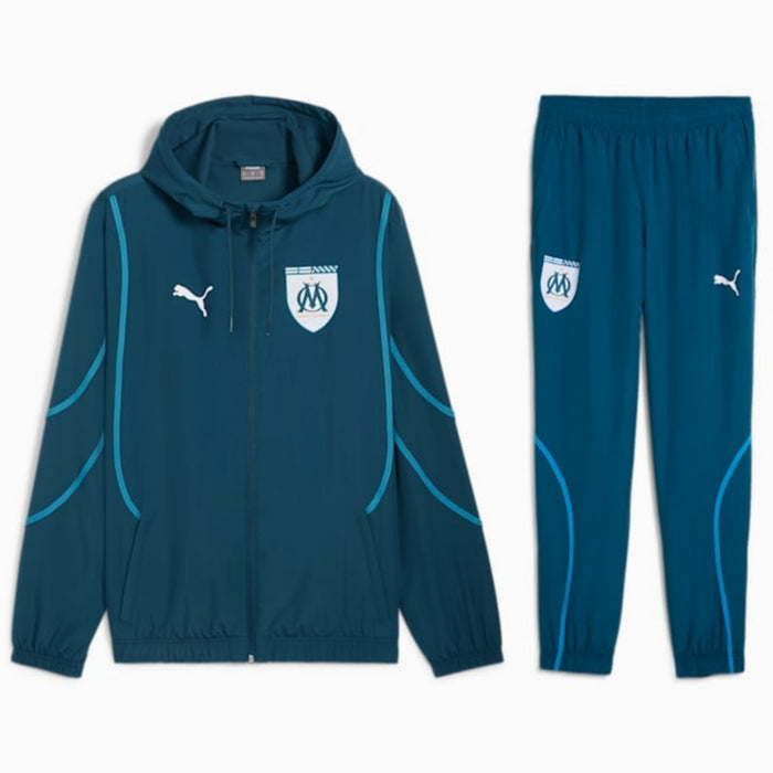 PUMA OLYMPIQUE DE MARSEILLE PREMATCH WOVEN TRAININGSPAK 2024-2025