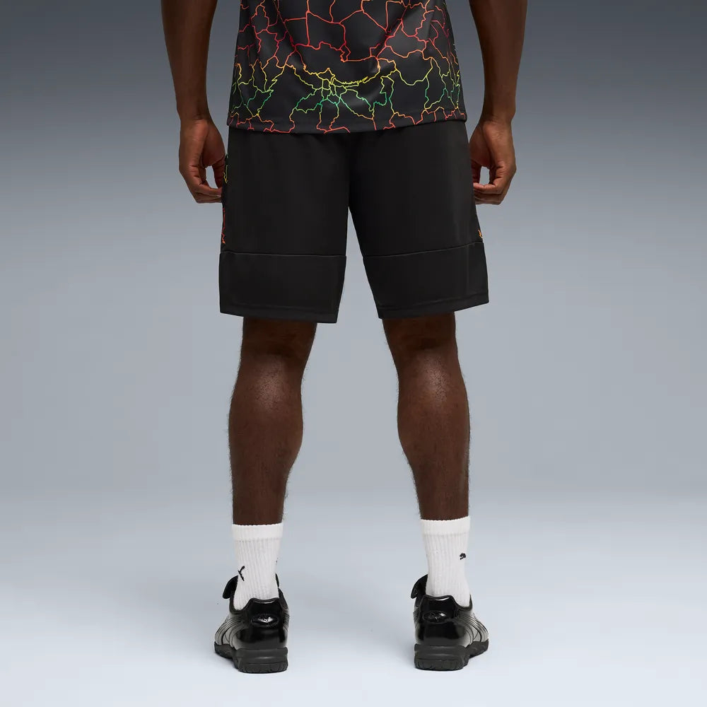 Puma Olympique Marseille Africa special edition voetbalshort 2026 2027 heren met clubdetails op model Kickoff Antwerpen
