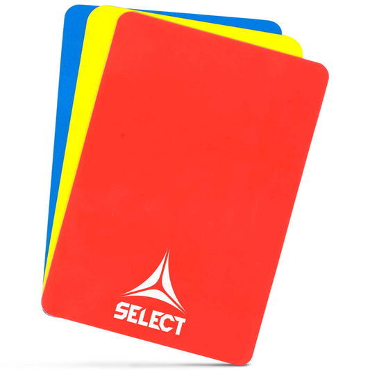 Select Referee Cards rood geel blauw scheidsrechterkaarten Kickoff Antwerpen de voetbalshop van Antwerpen