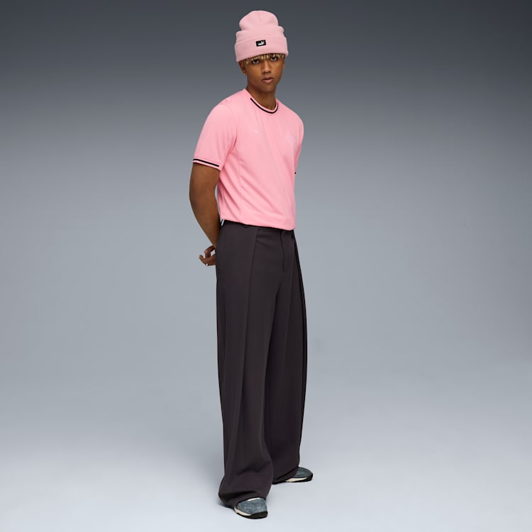 Puma Palermo Home Jersey 2025‑26 – all‑pink shirt met dryCELL‑technologie en monochrome badge, beschikbaar bij Kickoff Antwerpen.