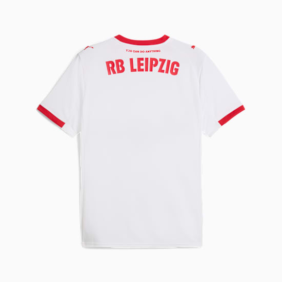 Puma RB Leipzig Home Jersey 2025/2026 - Wit met rode accenten en chevronpatroon