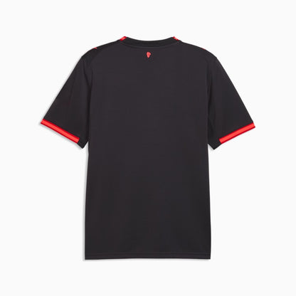 Puma AC Milan derdeshirt third kit 2026 2027 heren met officiële clubdetails op model Kickoff Antwerpen