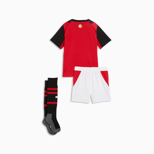 Puma AC Milan Home Minikit 2026-2027 compleet baby peuter tenue shirt short kousen Kickoff Antwerpen de voetbalshop van Antwerpen