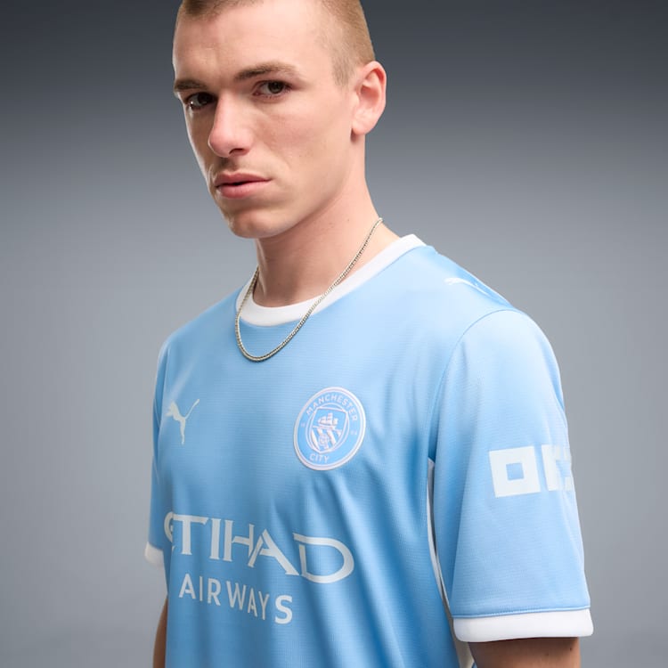 Puma Manchester City Home Jersey Shirt 2026-2027 officieel thuisshirt hemelsblauw heren Kickoff Antwerpen de voetbalshop van Antwerpen