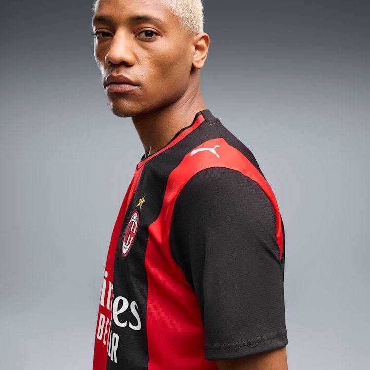 Puma AC Milan Home Jersey 2026-2027 officieel thuisshirt rood zwart heren Kickoff Antwerpen de voetbalshop van Antwerpen