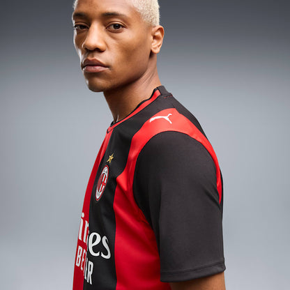 Puma AC Milan Home Jersey 2026-2027 officieel thuisshirt rood zwart heren Kickoff Antwerpen de voetbalshop van Antwerpen