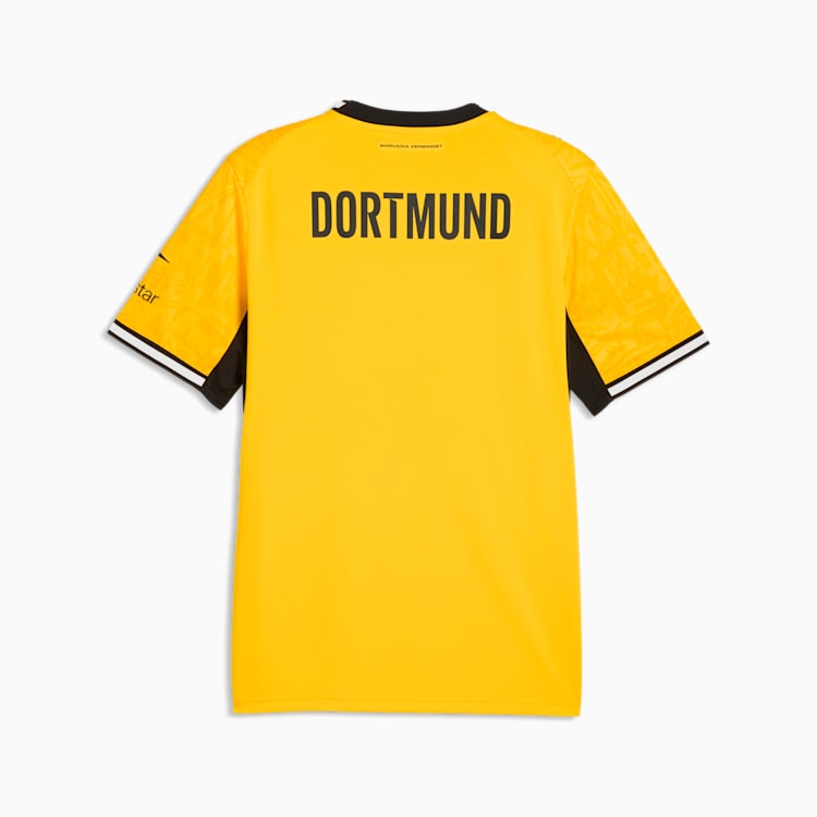 Geel-zwart Puma BVB Borussia Dortmund Home Jersey 2026/2027 thuisshirt met DryCELL-technologie, verkrijgbaar bij Kickoff Antwerpen de voetbalshop van Antwerpen.