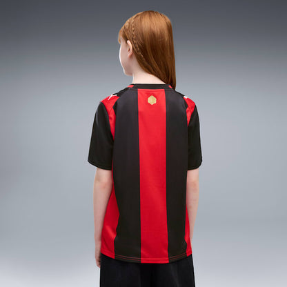 Puma AC Milan Home Jersey kids junior officieel thuisshirt rood zwart Kickoff Antwerpen de voetbalshop van Antwerpen