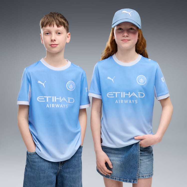 Puma Manchester City Home Jersey junior kids officieel thuisshirt hemelsblauw Kickoff Antwerpen de voetbalshop van Antwerpen
