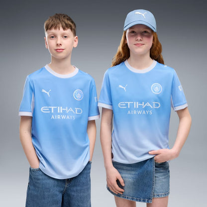 Puma Manchester City Home Jersey junior kids officieel thuisshirt hemelsblauw Kickoff Antwerpen de voetbalshop van Antwerpen