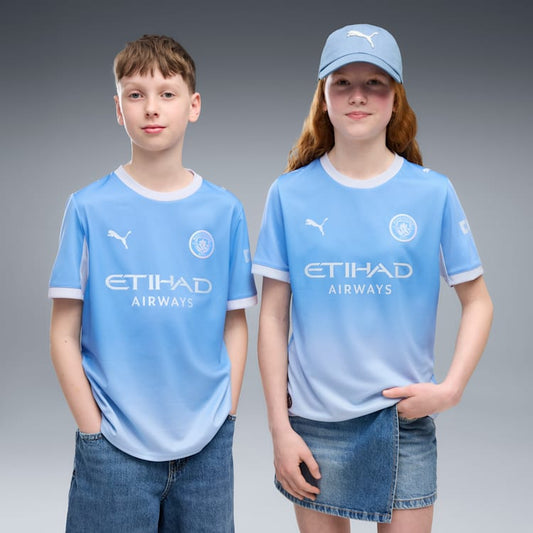 Puma Manchester City Home Jersey junior kids officieel thuisshirt hemelsblauw Kickoff Antwerpen de voetbalshop van Antwerpen