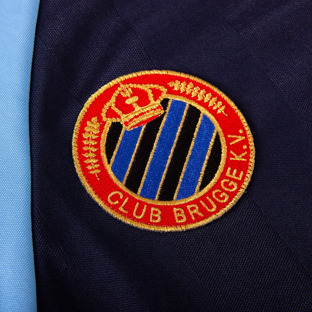Copa Club Brugge Retro Football Shirt Jersey officieel blauw zwart retro voetbalshirt heren Kickoff Antwerpen de voetbalshop van Antwerpen