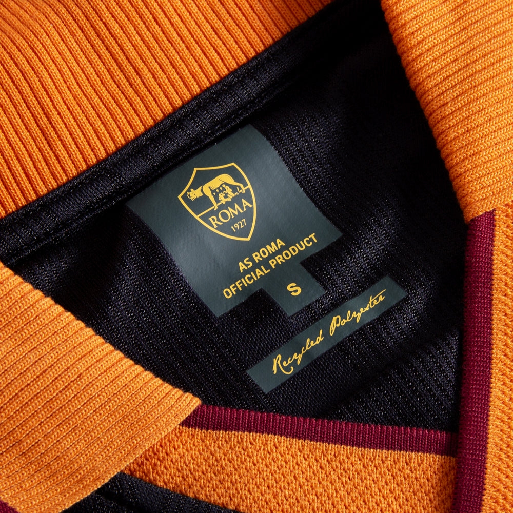 Copa AS Roma Retro Football Shirt Jersey officieel zwart oranje retro voetbalshirt heren Kickoff Antwerpen de voetbalshop van Antwerpen