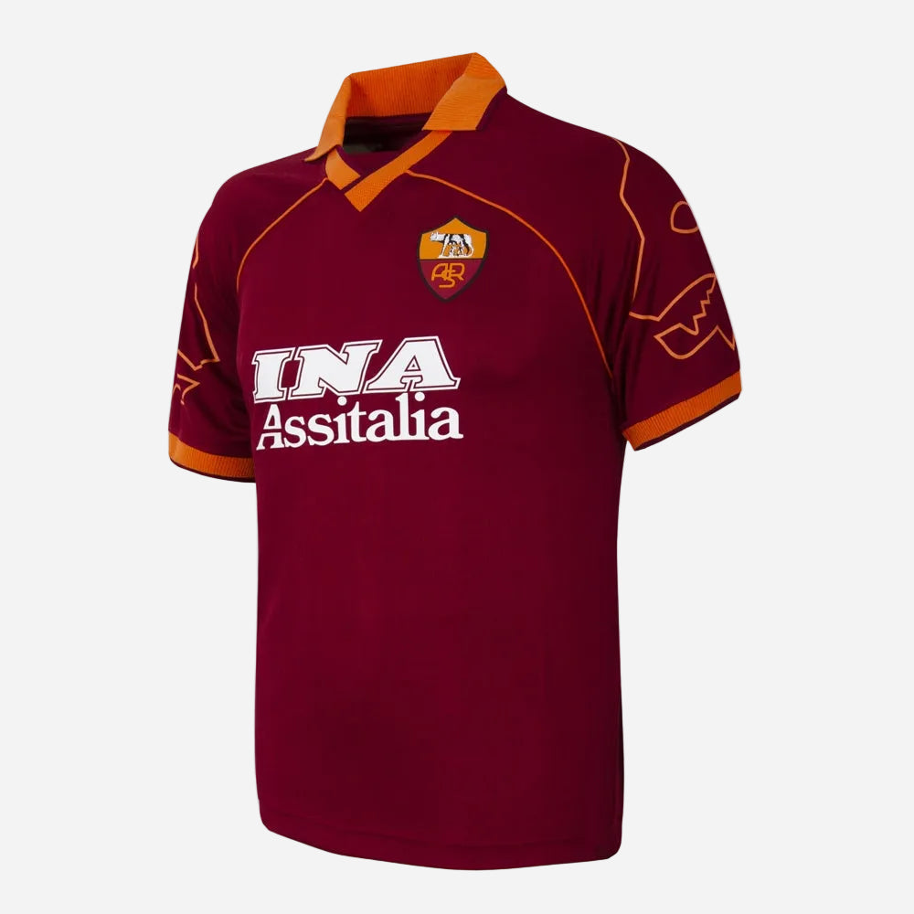 copa-as-roma-retro-football-shirt-jersey-oranje Kickoff Antwerpen de voetbalshop van Antwerpen