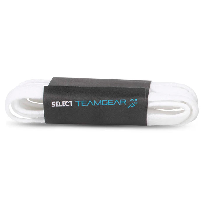 Select platte voetschoenveters witte 120cm platte veters Kickoff Antwerpen