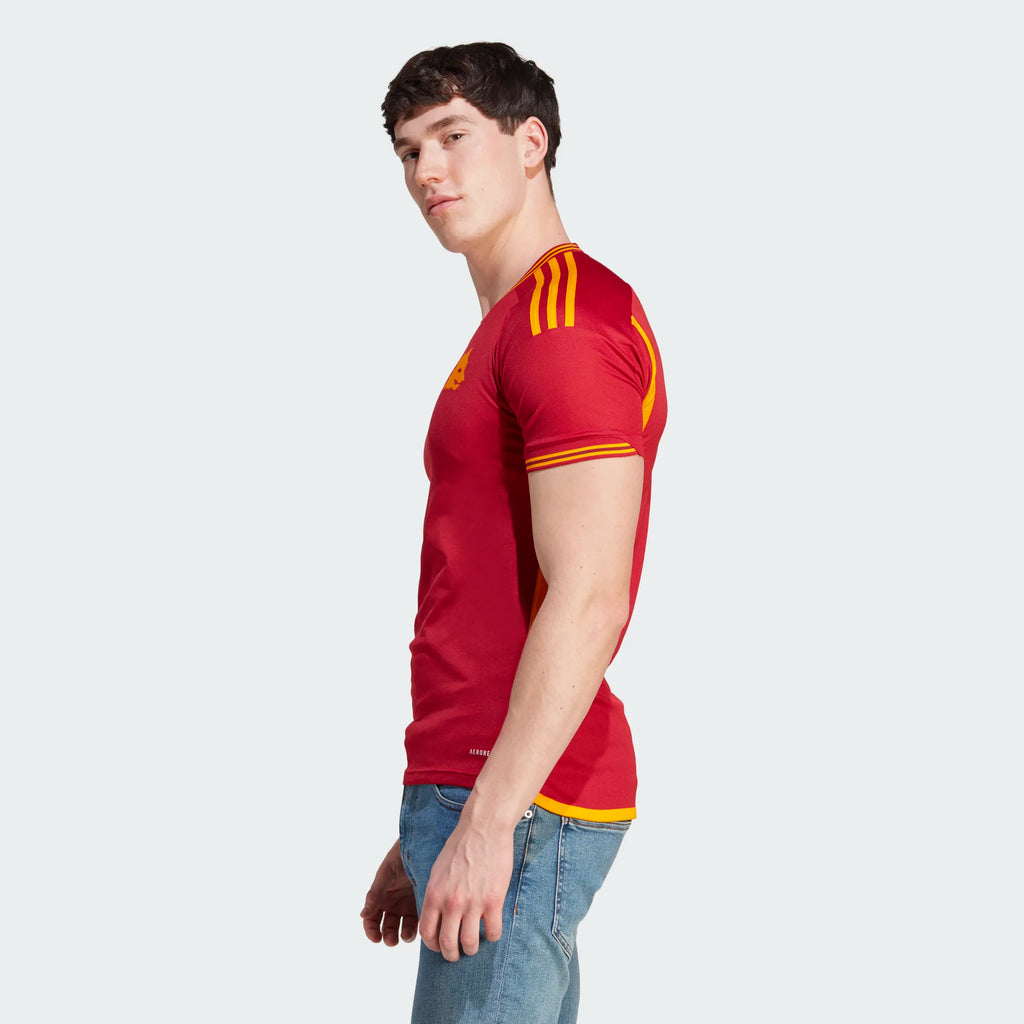 ADIDAS AS ROMA HOME SHIRT JERSEY 2023-2024