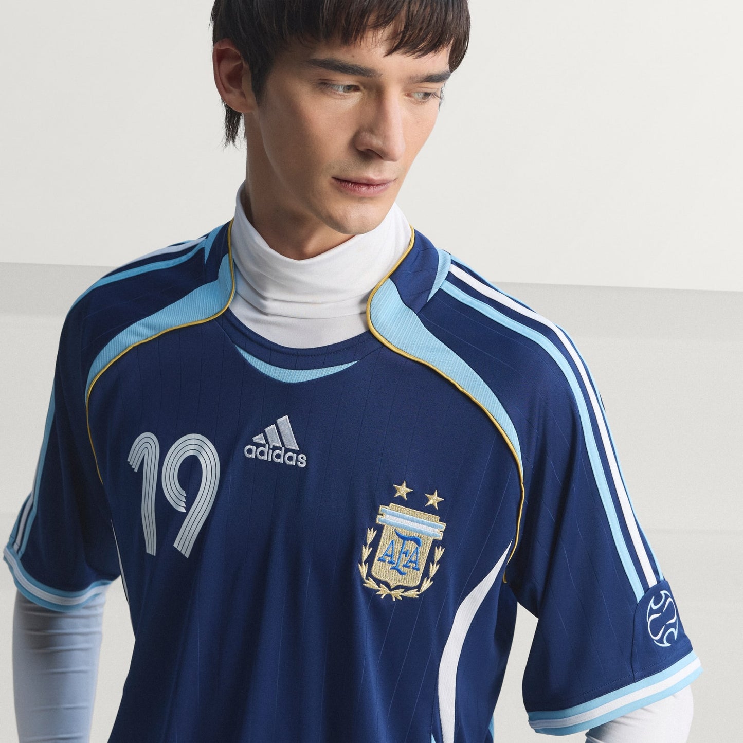 ADIDAS AFA ARGENTINIË MESSI 2006 RETRO AWAY JERSEY FOOTBALL SHIRT JERSEY