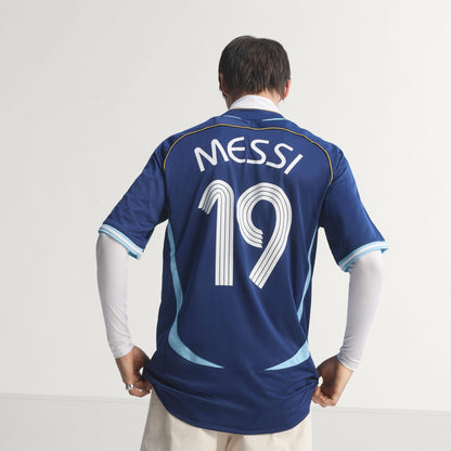 ADIDAS AFA ARGENTINIË MESSI 2006 RETRO AWAY JERSEY FOOTBALL SHIRT JERSEY