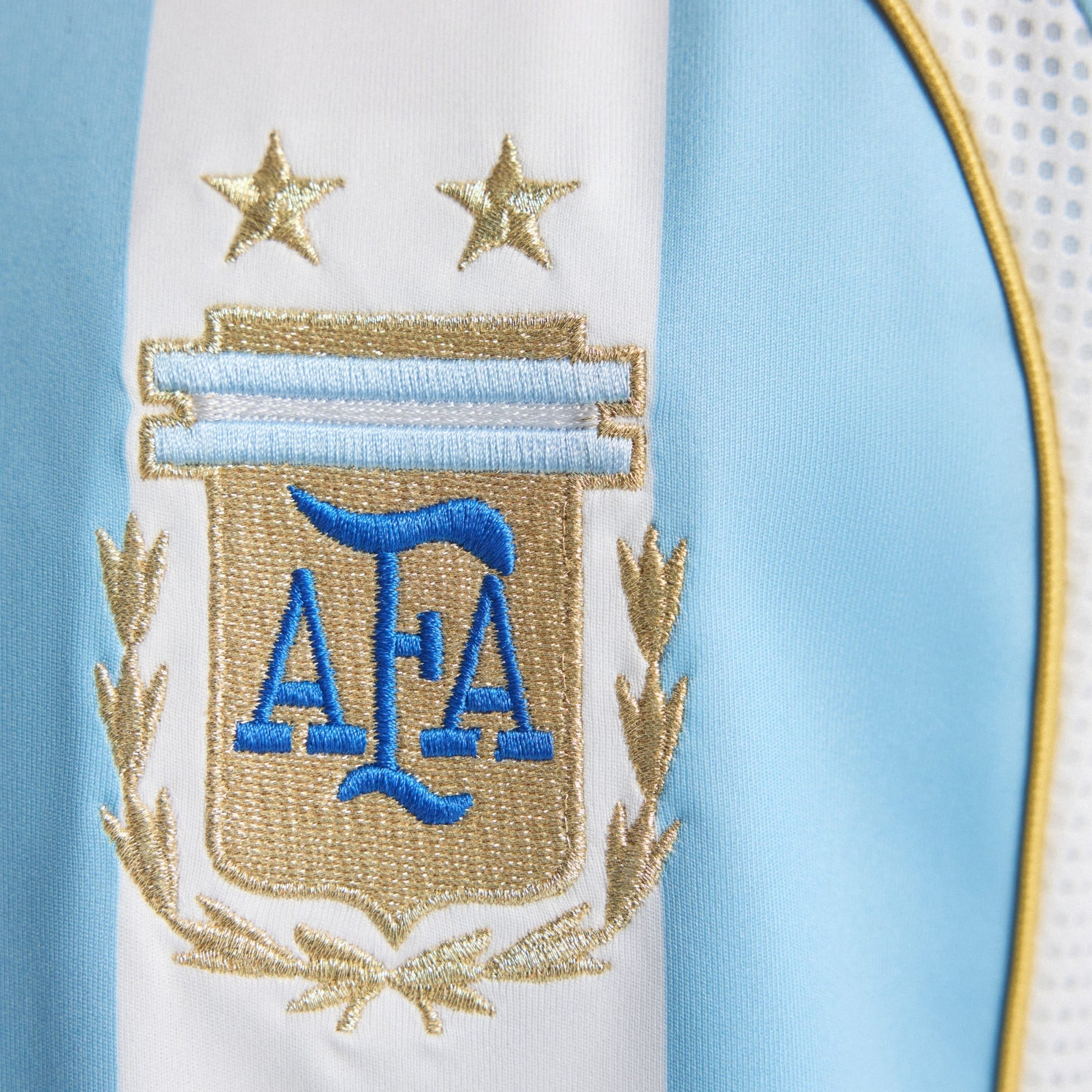 Adidas AFA Argentinie Messi Home Jersey 2006 Retro Football Shirt hemelsblauw wit officieel retro voetbalshirt heren Kickoff Antwerpen de voetbalshop van Antwerpen