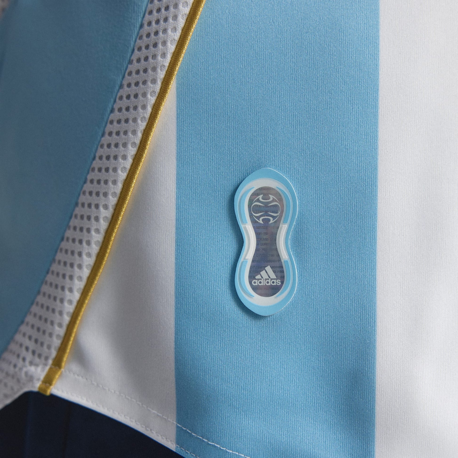 Adidas AFA Argentinie Messi Home Jersey 2006 Retro Football Shirt hemelsblauw wit officieel retro voetbalshirt heren Kickoff Antwerpen de voetbalshop van Antwerpen