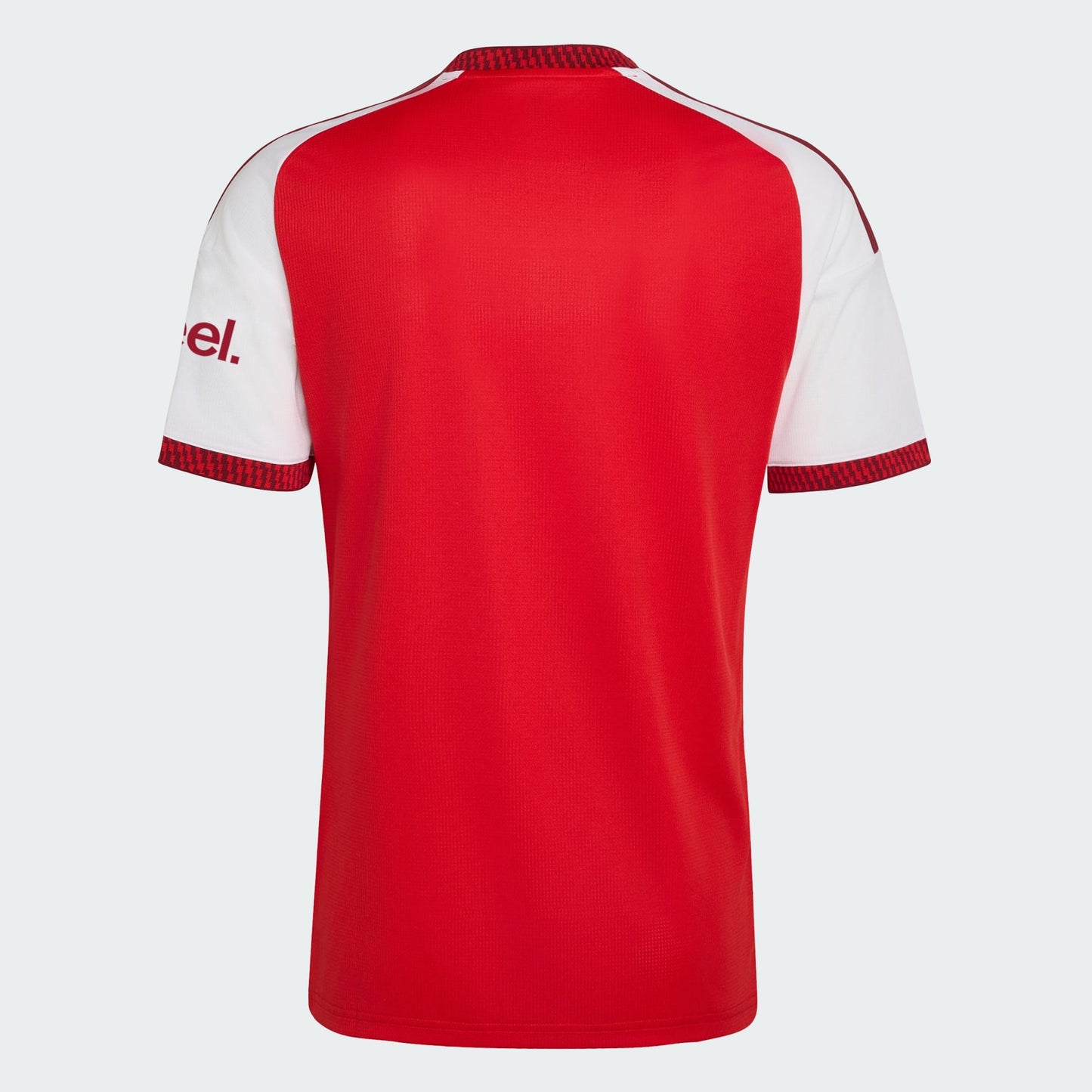 Rood-wit Adidas Arsenal Home Jersey 2026/2027 thuisshirt met Climacool-technologie, gratis verzending via Kickoff Antwerpen de voetbalshop van Antwerpen.