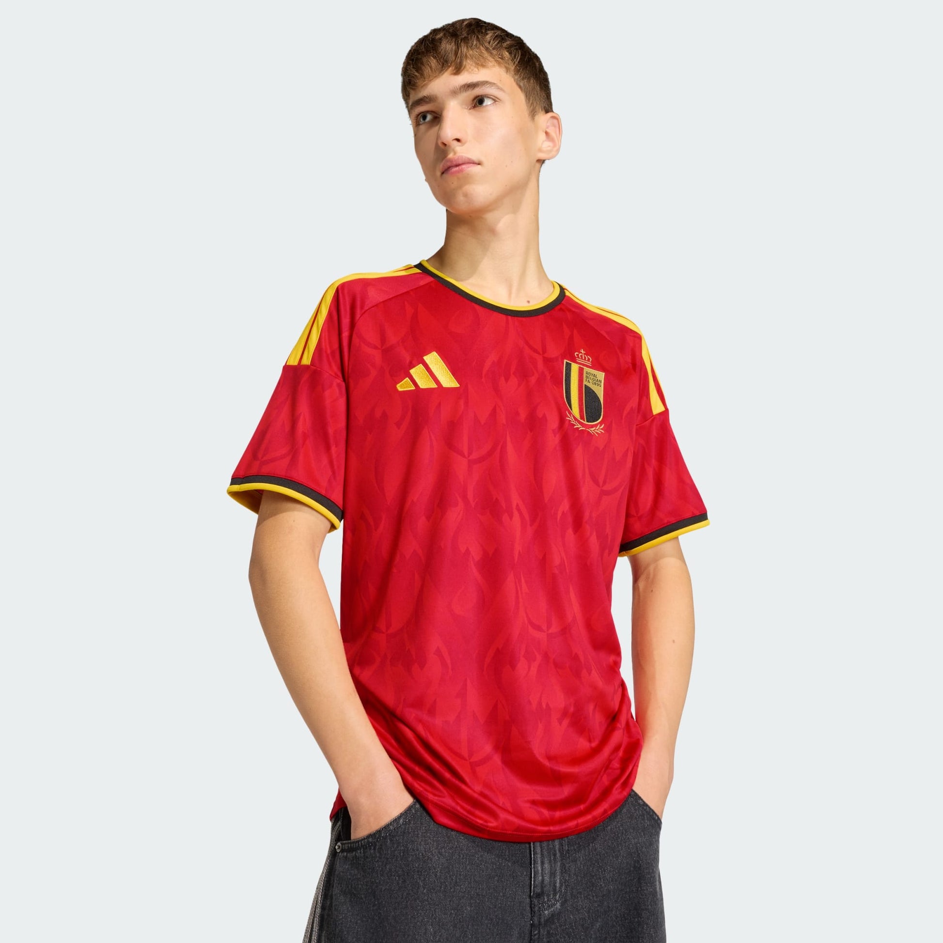 Adidas RBFA BELGIË Thuis Voetbalshirt 2026 WK Rode Duivels Kickoff Antwerpen voetbalshop