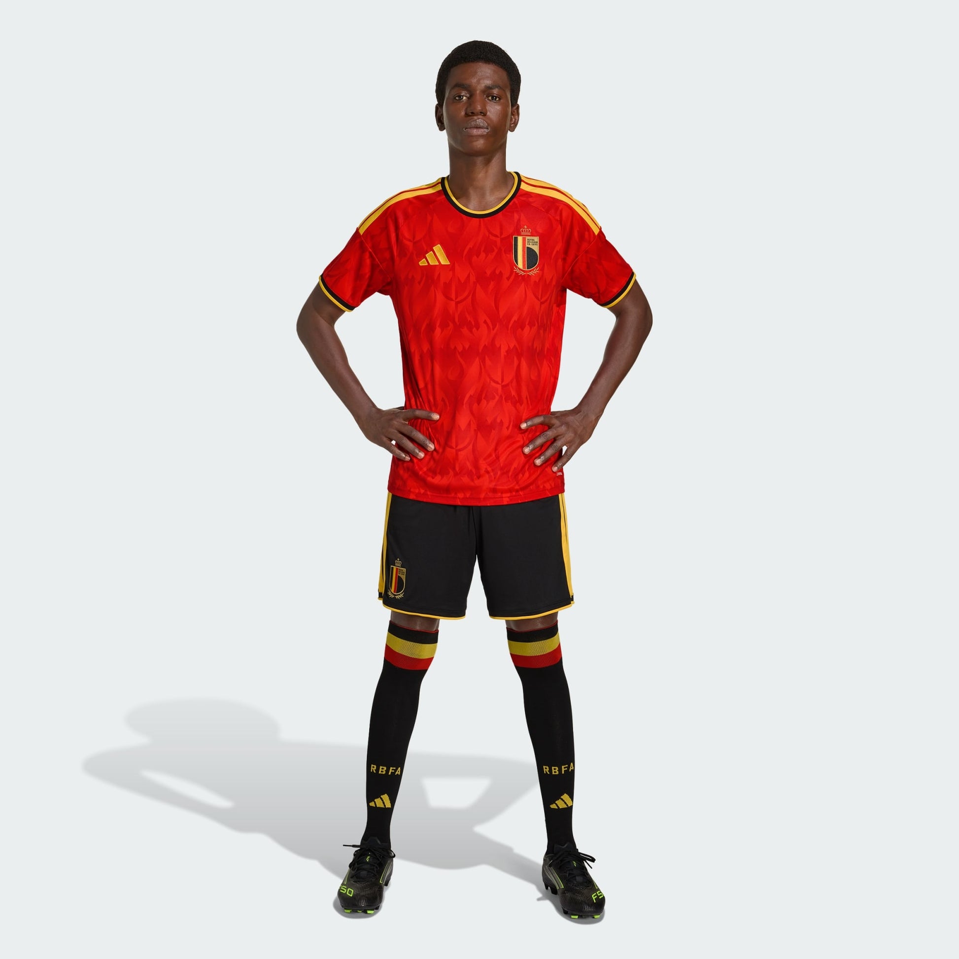 Adidas België Thuis Short 2025/2026 – Officiële RBFA Wedstrijdshort | Kickoff Antwerpen voetbalshop