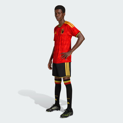 Adidas België Thuis Short 2025/2026 – Officiële RBFA Wedstrijdshort | Kickoff Antwerpen voetbalshop