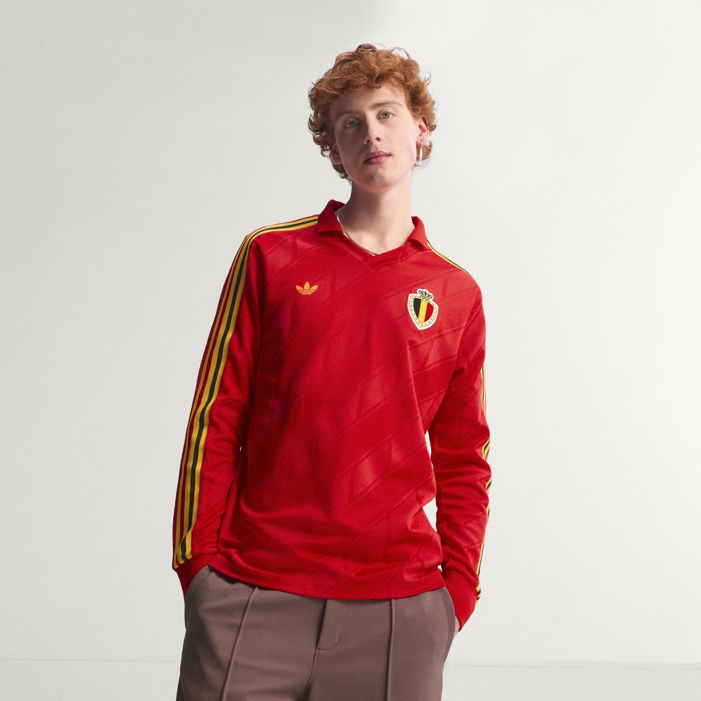 Adidas RBFA Belgium Home Jersey 1986 Retro rood voetbalshirt Rode Duivels heren Kickoff Antwerpen de voetbalshop van Antwerpen