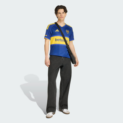 adidas Boca Juniors thuisshirt 2026 2027 heren verkrijgbaar bij Kickoff Antwerpen de voetbalshop van Antwerpen