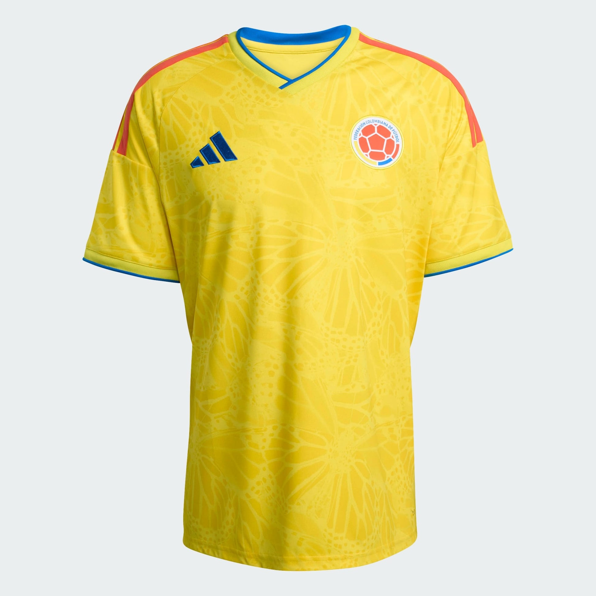Adidas FCF Colombia Home Jersey 2025/2026 – officieel thuisshirt met Climacool-technologie, verkrijgbaar bij Kickoff Antwerpen.