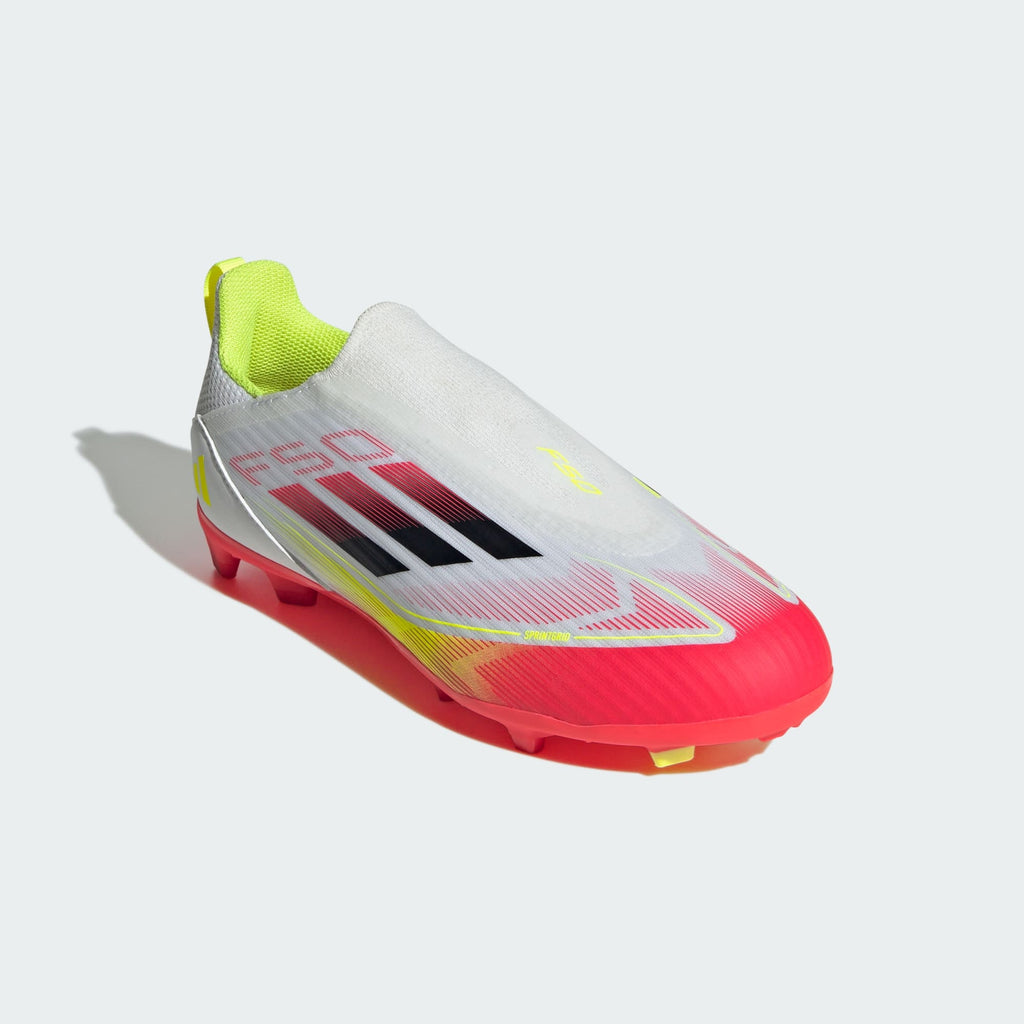"Adidas F50 League LL FG/MG Junior Voetbalschoen - Bovenaanzicht"
