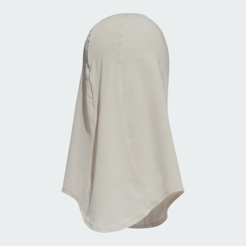 ADIDAS Adjustable Hijab beige mesh met verstelbare band, te koop bij Kickoff Antwerpen, uw voetbalshop.