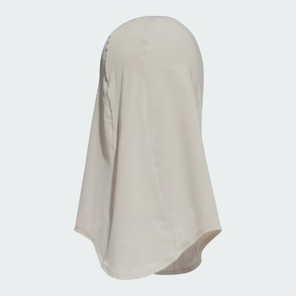 ADIDAS Adjustable Hijab beige mesh met verstelbare band, te koop bij Kickoff Antwerpen, uw voetbalshop.