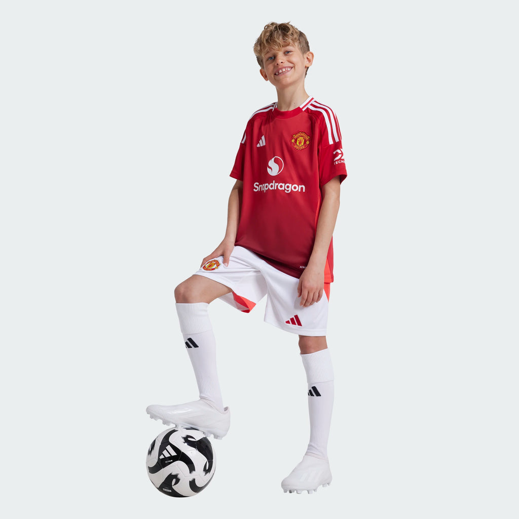 ADIDAS MANCHESTER UNITED HOME JERSEY SHIRT JUNIOR 2024-2025