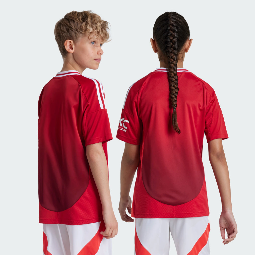 ADIDAS MANCHESTER UNITED HOME JERSEY SHIRT JUNIOR 2024-2025