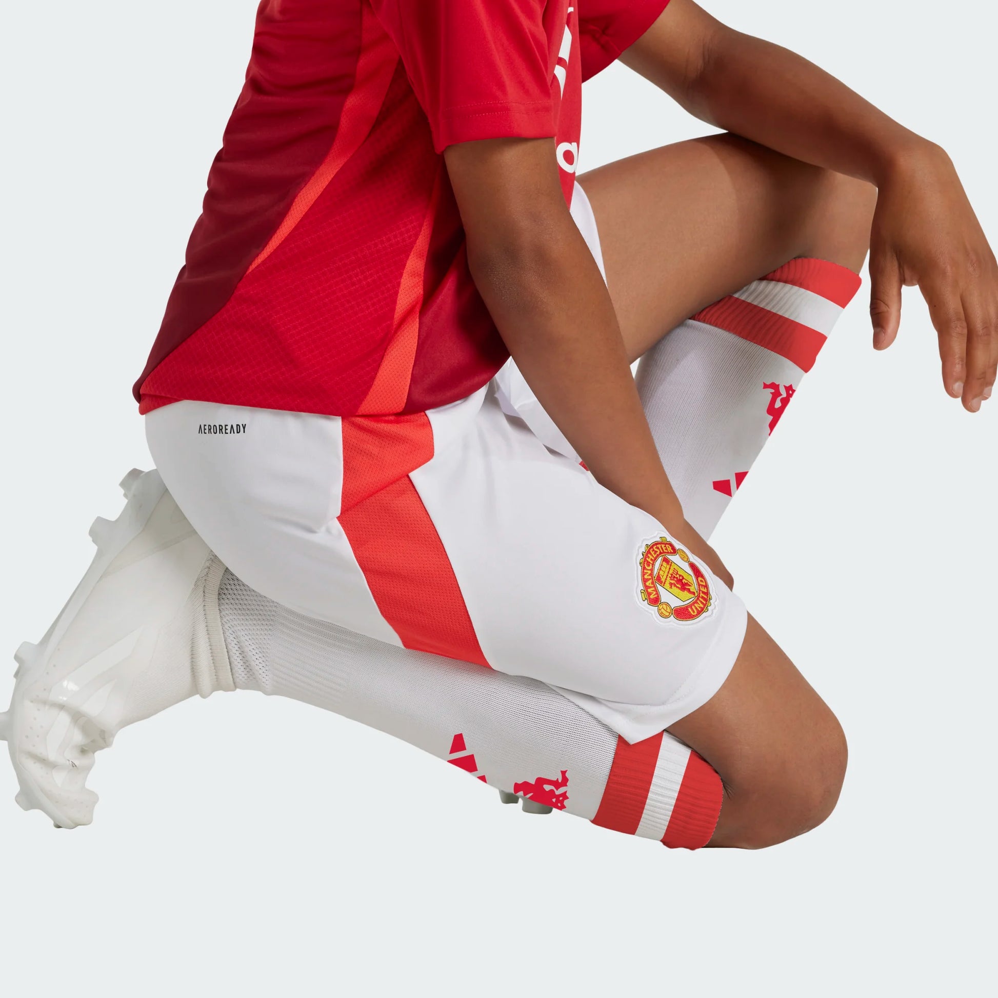 Adidas Manchester United  Home  Short Kids 2024-2025 | Kickoff Antwerpen