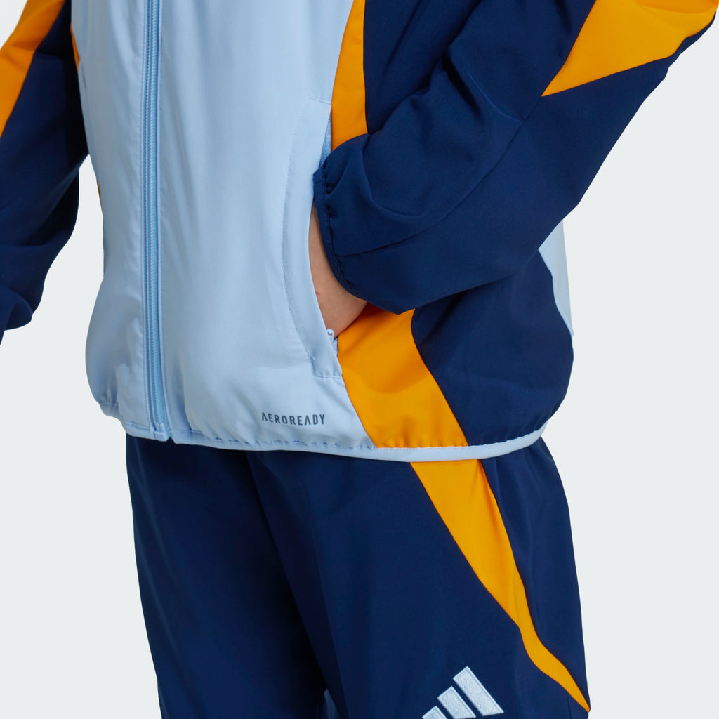 ADIDAS REAL MADRID PRESENTATION SUIT TRAININGSPAK 2023-2024 KIDS