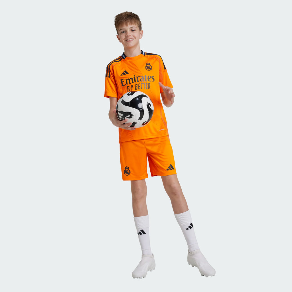 ADIDAS REAL MADRID AWAY YOUTH KIT 2024-2025