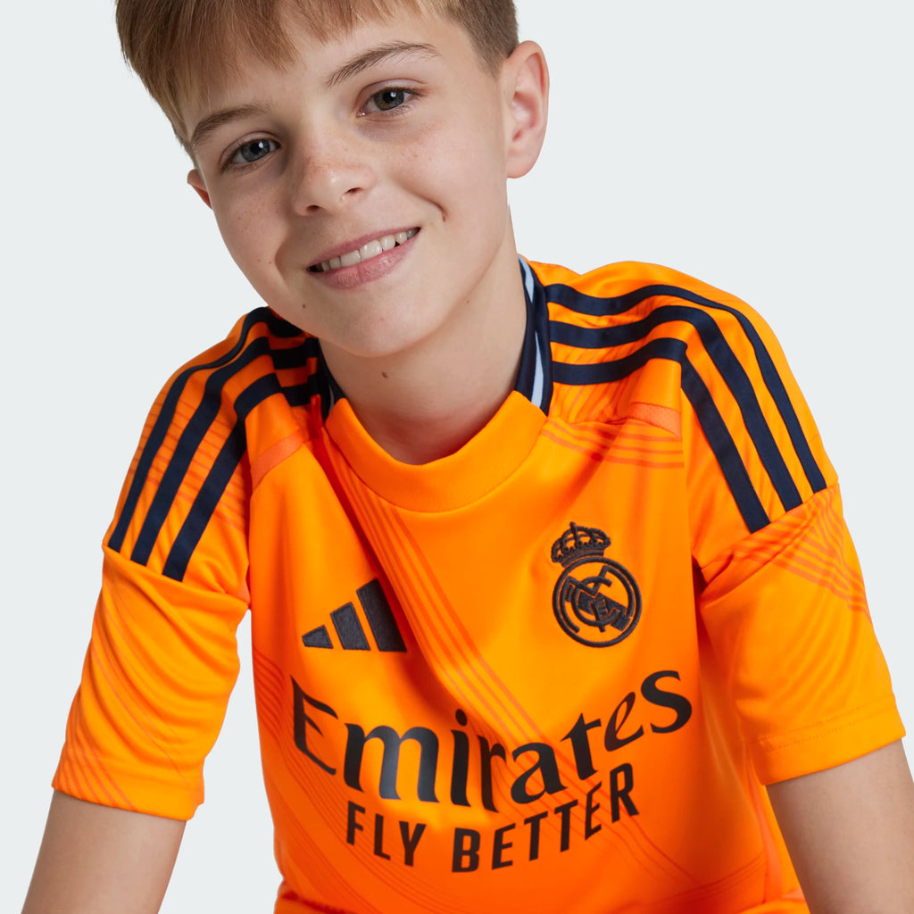 ADIDAS REAL MADRID AWAY YOUTH KIT 2024-2025