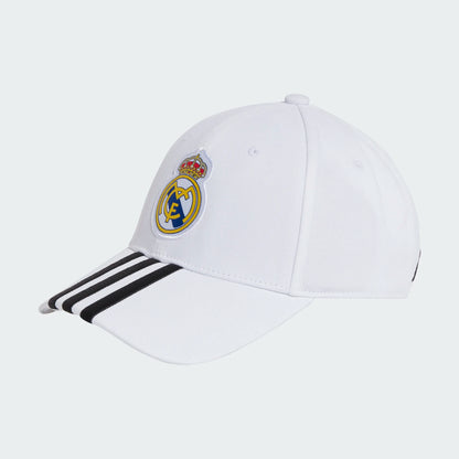 Officiële Adidas Real Madrid BB Cap met geborduurd Real Madrid-logo, beschikbaar bij Kickoff Antwerpen.